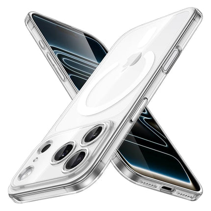 Dibellay  Clear Magsafe Case – Hard PC Bumper for iPhone 17 Series