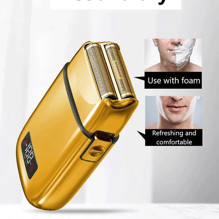 KM-TX3 metal housing rechargeable electric shaver for men