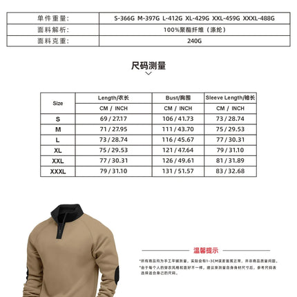 Color-Block Half-Zip Sweater