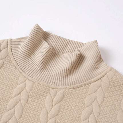 Men’s Jacquard Turtleneck Sweater