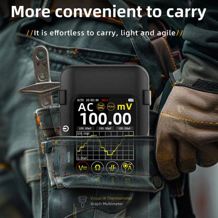 DIBELLAY BSIDE SH9/SH7 Thermal Imager & Multimeter 2-in-1 (320×320, 20000 Counts) – Auto & Heating