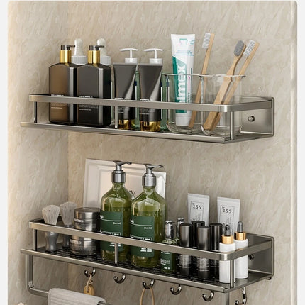 Aluminum Bathroom Wall Rack