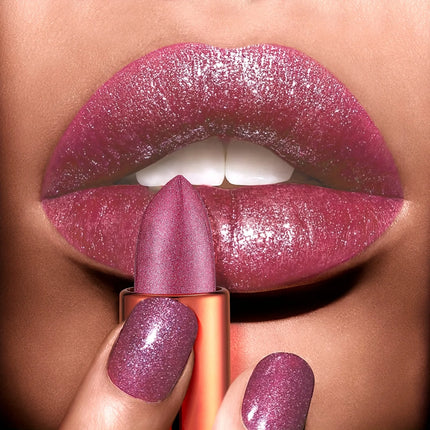 Smoky Rose Lipstick – Glossy Velvet Texture, Waterproof & Long-Lasting