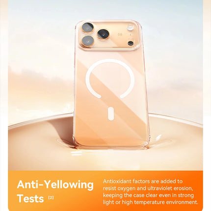 DIBELLAY Magnetic Clear Case for iPhone 17/16/15/14/13 Pro Max (MagSafe Compatible)