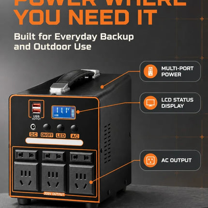 300W Portable Power Station