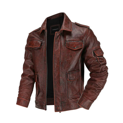 Jacket Leather Men's