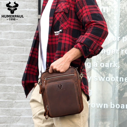 Leather Men's Shoulder Bag