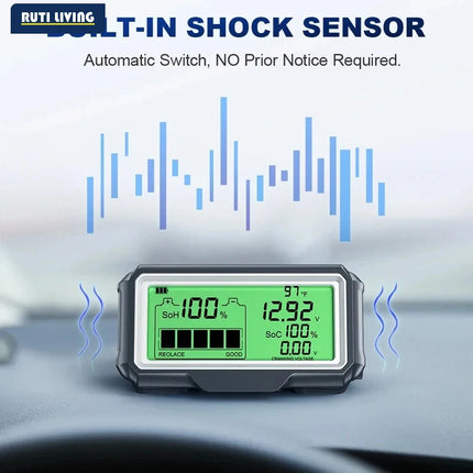 12V Car Battery Tester & Alternator Checker