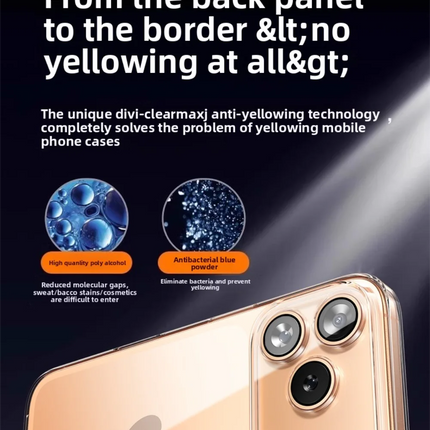 Dibellay DIVI Soft Clear TPU Case – Shockproof Silicone for iPhone 11–17