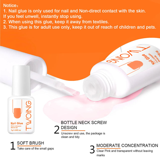 7g Super Strong Nail Glue – For False Nails, Acrylic & Press-On Tips
