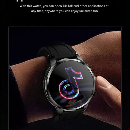 DIBELLAY 5G/4G Smartwatch – 1.95" AMOLED, 8GB+128GB, 900W Camera, GPS, WiFi, Android 9.0, 2100mAh