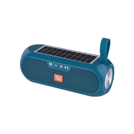 Solar FM Radio Bluetooth Speaker – Portable HiFi Bass