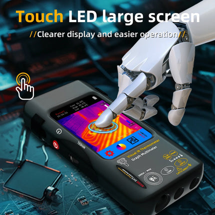 DIBELLAY BSIDE SH9/SH7 Thermal Imager & Multimeter 2-in-1 (320×320, 20000 Counts) – Auto & Heating