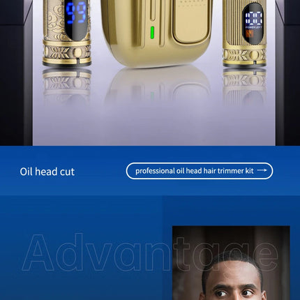 3-in-1 grooming kit for men — hair clipper, professional look.