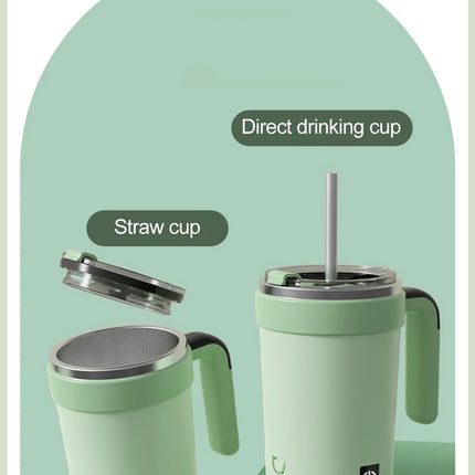 DIBELLAY – Tasse Magnétique Auto-Mélangeuse Rechargeable en Acier Inoxydable