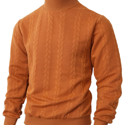 Men’s Jacquard Turtleneck Sweater