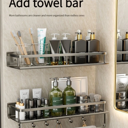 Aluminum Bathroom Wall Rack