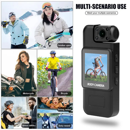 Mini Caméra Wi-Fi 4K – Vision Nocturne Infrarouge, Body Cam & Caméra Sport Portable