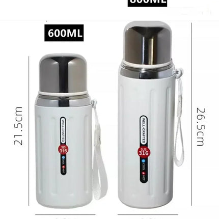 DIBELLAY – Gourde Isotherme 800 ml pour Boissons Chaudes & Froides, Voyage et Cadeau