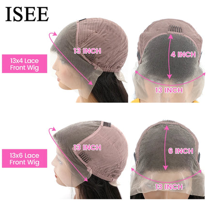 Hair Brazilian Water Wave Wig – 13x6/13x4 HD Lace, Curly Human Hair