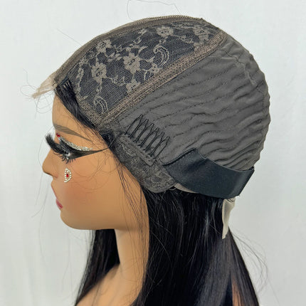Perruque cheveux humains vietnamiens – 16A double drawn, HD Lace