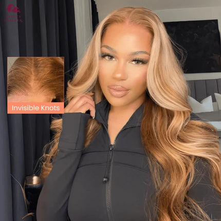 Glueless Body Wave Wig – Honey Blonde 7x5 Lace Front