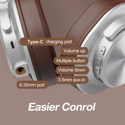 DIBELLAY A70 Fusion – Casque Filaire & Bluetooth 5.2 Over-Ear avec Micro