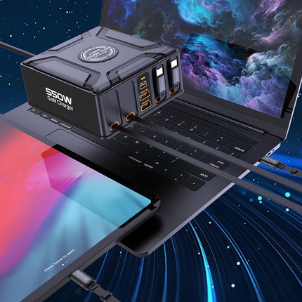 550W 7-in-1 GaN Charging Station with Retractable USB-C Cable