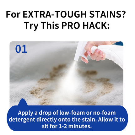 ABIR G80 Handheld Carpet & Upholstery Cleaner, 150,000PA Wet/Dry Vacuum for Home, Car & Pets