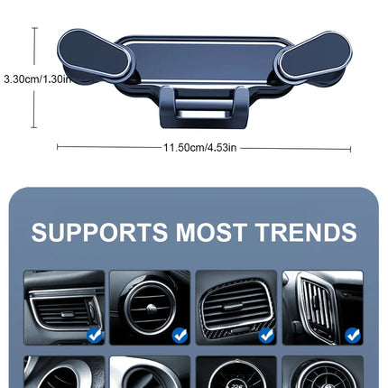 Car Phone Holder Gravity GPS Support