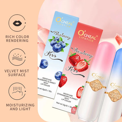 O’CHEAL – Baume à Lèvres Fruit Coloré Pêche | Hydratant & Longue Tenue