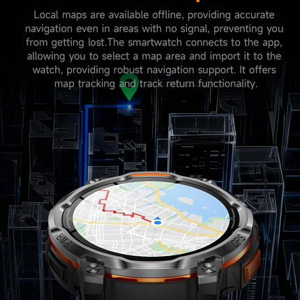 GPS Sports Smart Watch with Flashlight