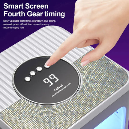 45 LED UV Nail Lamp – High Power Nail Dryer with LCD Smart Screen