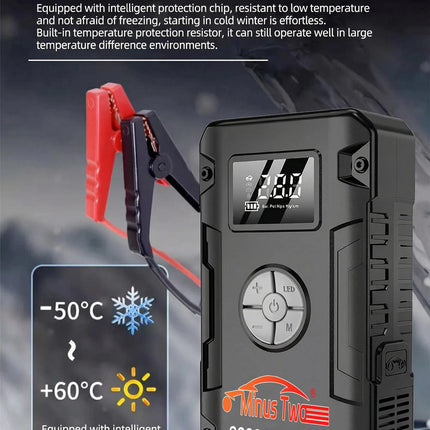 Wireless Car Jump Starter & Portable Power Bank