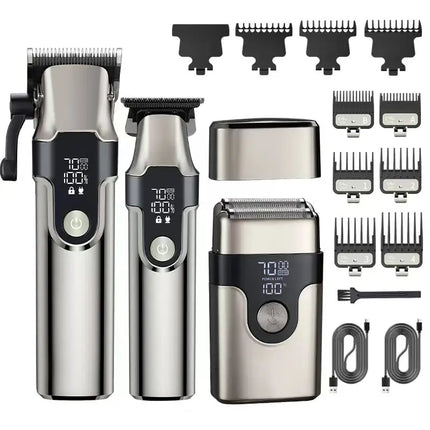 3-in-1 Professional Hair Clipper Kit