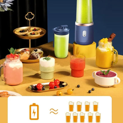Mini Portable Juicer – USB Rechargeable Fruit Blender