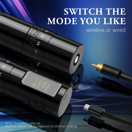Kit XNET Void – Machine à tatouer sans fil avec encreur & écran OLED