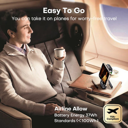 QOOVI Qi2 10000mAh Wireless Power Bank PD20W Fast Charging