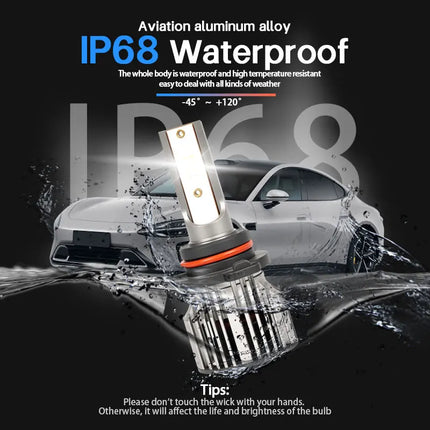 Car Headlight Bulb H1 H3 H7 H11 H8 H9 9005 HB3 H10 9006 HB4 9004 H13 H4/HB2/9003（Hi/Low）Bright Light Auto Accessories LED