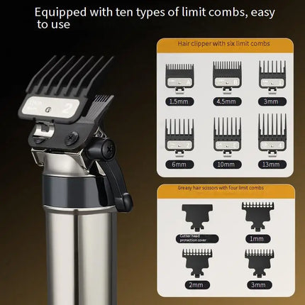 3-in-1 Professional Hair Clipper Kit