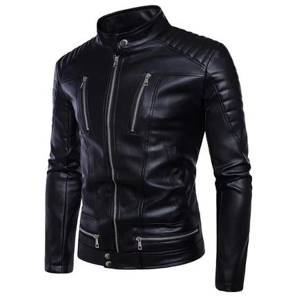 Mensr Jackets Fashion Men Faux Leather
