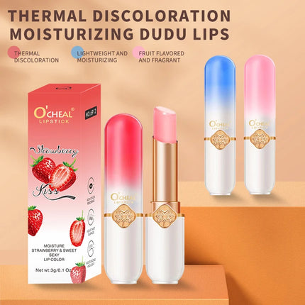 O’CHEAL – Baume à Lèvres Fruit Coloré Pêche | Hydratant & Longue Tenue