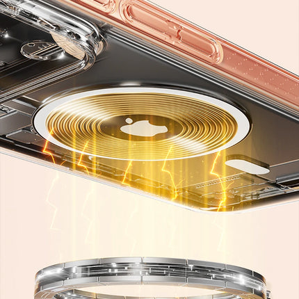 DIBELLAY Magnetic Clear Case for iPhone 17/16/15/14/13 Pro Max (MagSafe Compatible)
