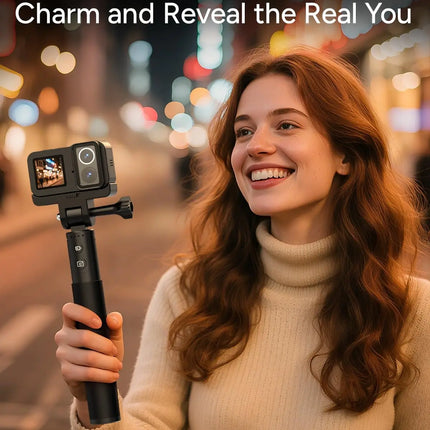 DIBELLAY SJCAM SJ20 4K Dual-Lens Action Camera – Anti-Shake, Waterproof, 5G WiFi, Touch Screen, Motion Detection