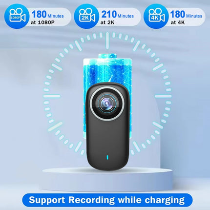 Dibellay 4K Mini Action Cam – Waterproof WiFi Sport Camera