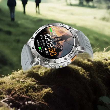 Military Sports Smart Watch with Flashlight