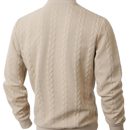 Men’s Jacquard Turtleneck Sweater