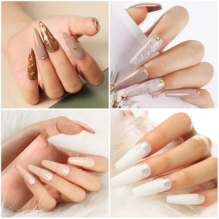 Gel Nail Polish Kit with UV Lamp & Electric Nail Drill – Complete Manicure Set