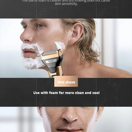 Kemei 3 In 1 Powerful Electric Shaver