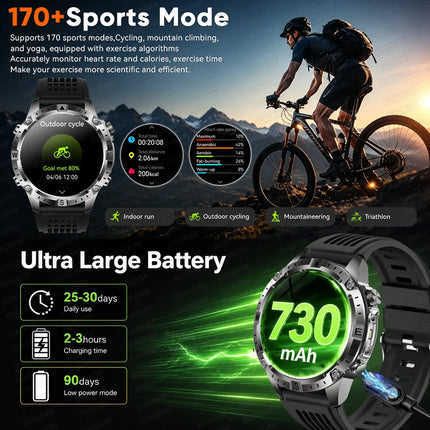 Outdoor Military GPS Smart Watch